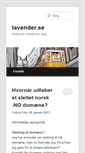 Mobile Screenshot of lavender.se